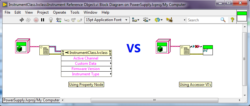 Explaining Accessor VI vs Property Node for Object Reference