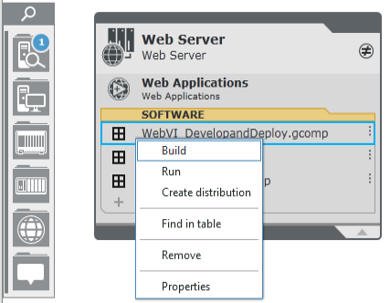 Build the Web page using NXG System Designer 